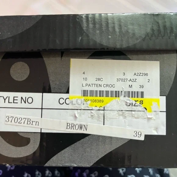 Croc pattern design ladies shoes . Brand new size 8 - Picture 3 of 3